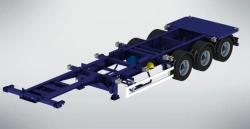 Semitrailer of modification CY-453 (without hydraulic equipment), pneumatic tyres 385/65 R22.5x11.75; 385/55 R22.5