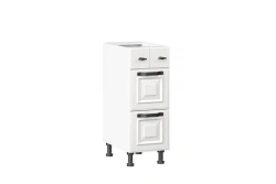Type 4 LD.270170.000 Kitchen cabinet 300 with 3 drawers cabinet LUX (5) (White )