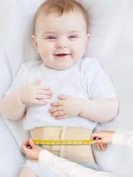 Medical compression bandage for umbilical hernia "ELASMA", model ?-380 UNIOR