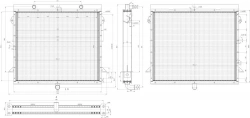 Water radiator K-700. 1301. 1000