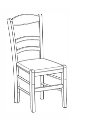 Wooden chair