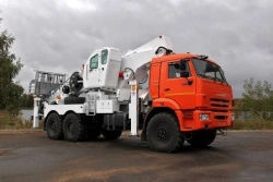 Telescopic hydraulic lift AGP-45T KAMAZ-43118 400KG