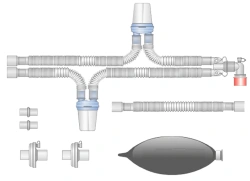 Respiratory devices for joint use with anaesthetic and resuscitation equipment, version: p