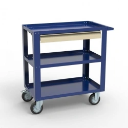 Metal trolley of "Edelwood" trade mark
