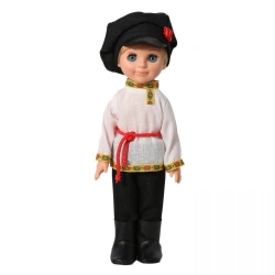 Plastic doll Boy in Russian costume 30 cm, B3909