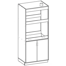 Extractor cupboard
