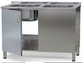 Double-socket cabinet with sink "KCm/Nzh 3-02.1 m-10"