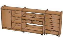 Shelf for constructor ''Trio''/ SZH101