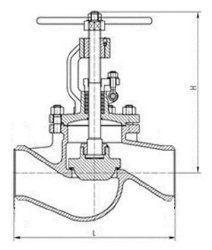Steel welded shut-off and regulating valve KZR DN 6-600 PN 1.6-16 MPa