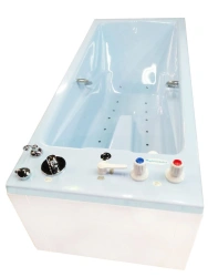 Water therapy bathtub "OCCERVILLE", modification - aeromassage: A16.
