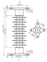 Insulator OSC 8-35-B01-2 UHL1