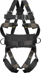 Fire-resistant safety harness with integrated belt for holding and positioning model ST5N, article number STR103N