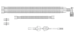 Respiratory devices for joint use with anaesthetic and resuscitation equipment, version: p
