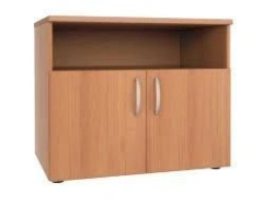 Wooden office cabinet for office equipment