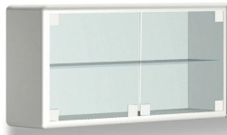 Glass-door dish cabinet "Bashkir Furniture Factory" brand