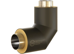 Fittings in thermal insulation made of polyurethane foam with protective sheath made of PE according to GOST 30732.