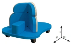 Seat support "Wombat" (Size 1)