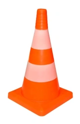 COP-2.4.1 520 mm signal cone, elastic with 2 white matt stripes of 80 mm each
