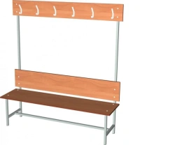 Hanger with bench for sports changing room VL-1