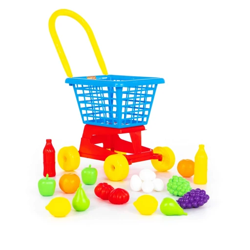 Universal "Supermarket" Cart No. 1 with Product Set, Code 42989