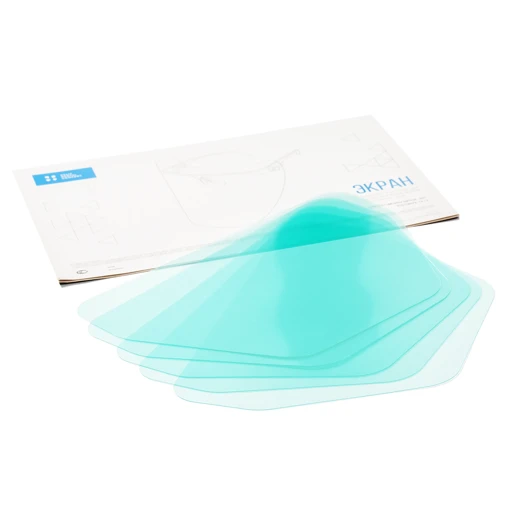 Transparent Polymer Face Shield for Dental Protection - E3-CELIT