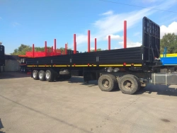 Semitrailer 98134B (loading space design - load-bearing frame, platform, cones, front shield, sides)