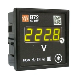 B series digital panel voltmeter: version B72