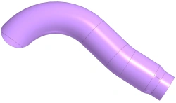 Exhaust pipe 1201UR7XGW01A / 11.71.077.708.000