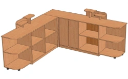 Shelving unit "Corner 2" Model: S-U2