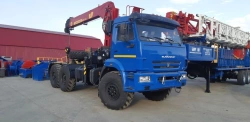 Tractor-tractor truck with KMU-150 model KMU-150 produced by GAKZ JSC, model 5408A2-10 on KAMAZ-43118 chassis