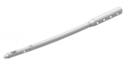 Distal femoral pins, left, right, Ø 10 mm, length 300 to 460 mm, spacing 20 mm, article number 624.3XL/R