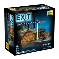 Board game "Exit. Robbery on the Mississippi"