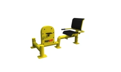 Outdoor horizontal exercise bike