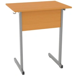 Single-seat non-adjustable pupil's table Model: SU of "Edelwood" trade mark
