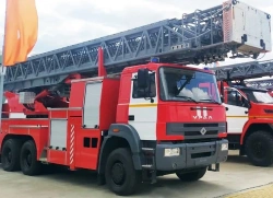 Fire ladder AL-52(C35510), type 4344N3, on Ural C3 chassis, modification of C35510 chassis.