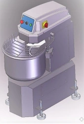 Electric spiral dough kneading machine TMC-40HH-2P (CHEF series)
