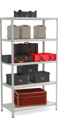 Metal shelf reinforced shelving unit model STF Shelf 1055-1.8