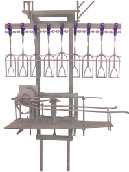 Slaughtering machine