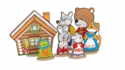 Set "Characters of the fairy tale "Teremok" (Art. N-10)