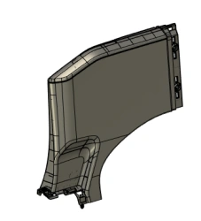 GARNITURE AV PASSAGE ROUE AR D / Wheel arch trim right 96814200ZD