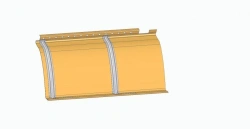 Ceiling panel right front section B 621365-5702249-79