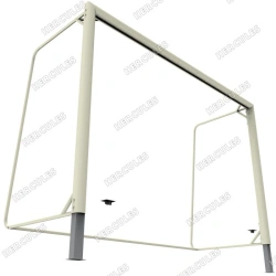 Stationary aluminium mini-football goal 3x2x1 m GOST