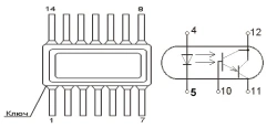 Transistor optocoupler 3OT122A-G