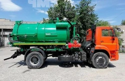 Tank truck (AC) (service water, drain cleaning machine) 7074K5-60 on chassis Kamaz 53605-A5