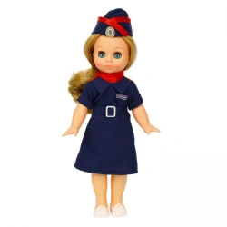 Plastic doll Girl in Police uniform 30 cm, B3878