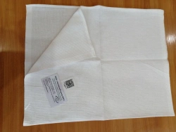 Bleached waffle towel