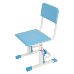 Polini kids City / Polini kids Smart S adjustable school chair, white-blue, item 0001556.17