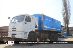 Mobile air compressor station TGA-12/101
