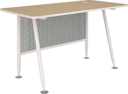 Teacher's desk (working table with perforated headboard ) FrStP 2.14