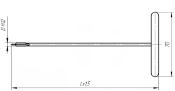 Screw head cutter, article no. 311.008
